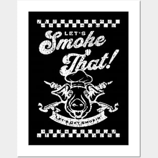 Smoker Chef Dad Father Bbq Posters and Art